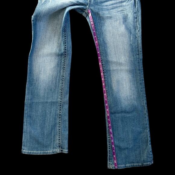 Vigoss New York Boot Jeans Juniors size 9 Bootcut Retro Cabincore Y2K Style - Picture 10 of 13